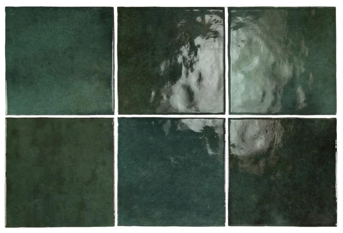 Плитка настенная Equipe Artisan Moss Green 13.2x13.2 глянцевая