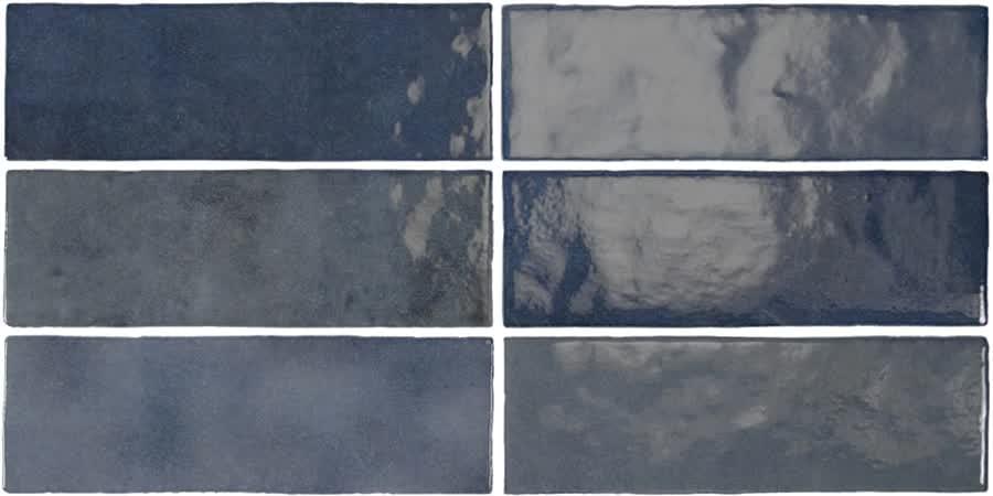 Плитка настенная Equipe Artisan Colonial Blue 6.5x20 глянцевая